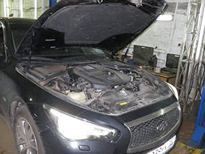 Техническое обслуживание Infiniti QX70: фото работ автосервиса ДжапСервис в Москве №1 Техническое обслуживание Infiniti QX70: фото работ автосервиса ДжапСервис в Москве №1