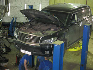 Техническое обслуживание Infiniti QX80 в Москве качественно Техническое обслуживание Infiniti QX80 в Москве качественно