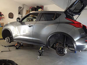 Ремонт тормозной системы Nissan Juke: фото работ автосервиса ДжапСервис в Москве №2 Ремонт тормозной системы Nissan Juke: фото работ автосервиса ДжапСервис в Москве №2
