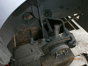 Ремонт ходовой части (подвески) Suzuki Wagon R: фото работ автосервиса ДжапСервис в Москве №2